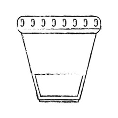 urine sample cup healthcare related icon image
