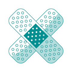adhesive bandages healthcare related icon image