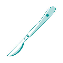 scalpel healthcare related icon image