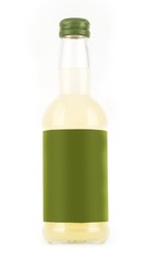 Photo-Layout bottles for drink on a white background with a blank label