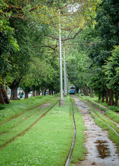 Trams in Kolkata is a tram system in the city of Kolkata, West Bengal, India, operated by the Calcutta Tramways Company (CTC).