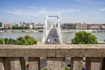 Elizabeth bridge, cityscape, Budapest - 165596795