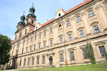 Fototapeta na wymiar Historic Cistercian Abbey in Lubiaz, Dolnoslaskie, Poland