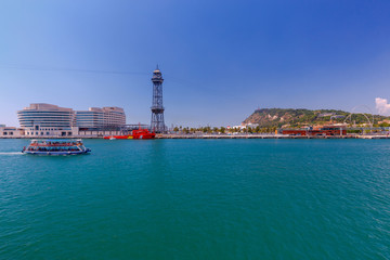 Barcelona. Sea port.