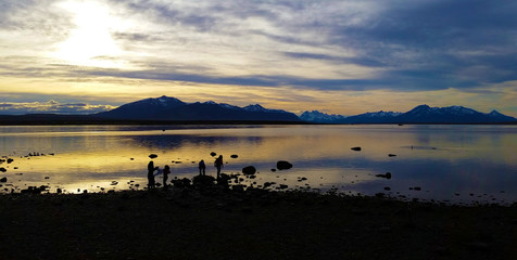 Sunset in Chile, Patagonia