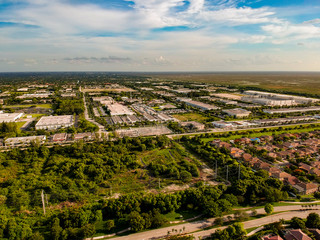 urban aerial photography south florida