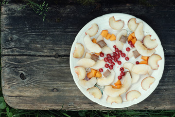 Plate With Fruits