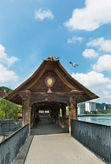 River landscape Lucerne