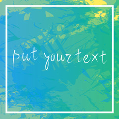 Grunge Texture Background Colorful Banner With Copy Space Vector Illustration