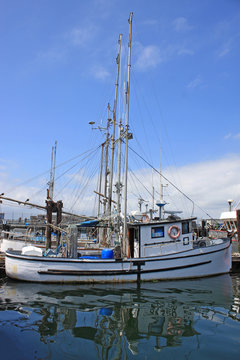 Fishing boat in Victoria harbor