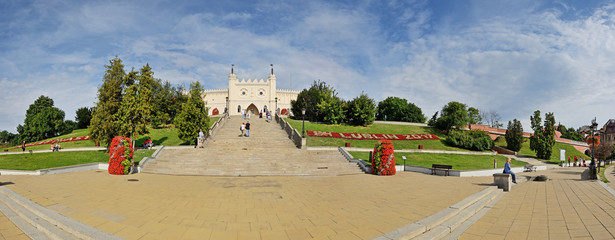 Plac Zamkowy w Lublinie -Stitched Panorama