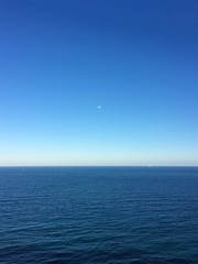 sea horizon at Moraira Spain