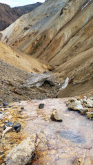 wunderschöne Landschaft des Nationalparks Landmannalaugar in Island