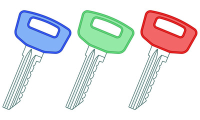 Key icon set