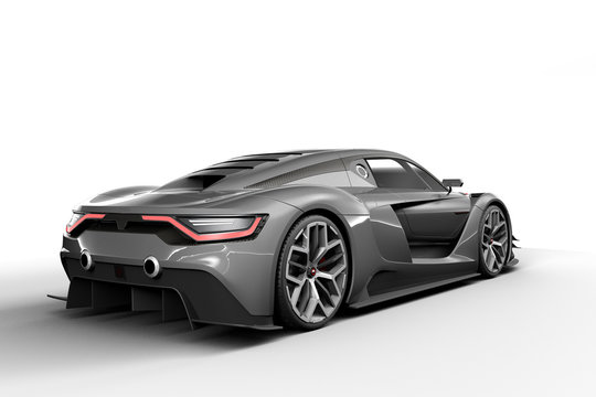 Fototapeta Extreme Sport Cars on white background