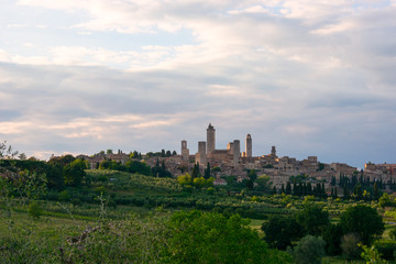 Fototapeta na wymiar San Gimignano Medieval Village, Italy