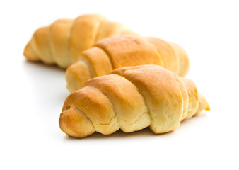 Tasty buttery croissants