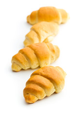 Tasty buttery croissants