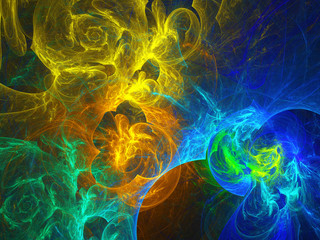 Abstract fractal background