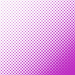 Halftone dot pattern background - vector graphic design from circles in varying sizes
