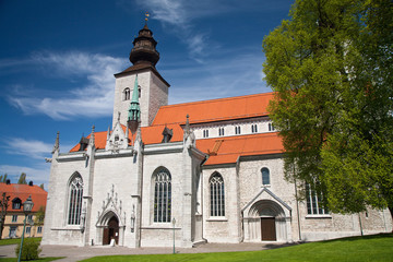Saint Maria cathedral of Visby on island Gotland, Sweden