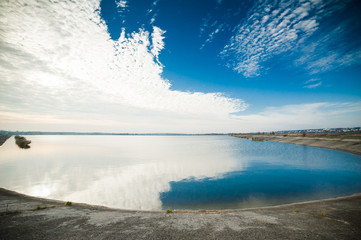 Lake surface view
