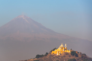 Church and Volcano