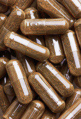 Capsule pharmacy close up