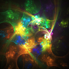 Abstract fractal background