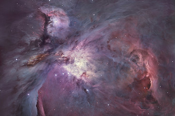 The Orion Nebula Messier 42 diffuse nebula  in constellation Orion.