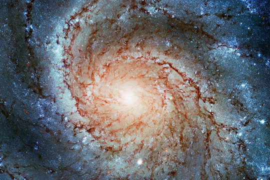 Fototapeta Pinwheel Galaxy Messier 101, M101 in the constellation Ursa Major.