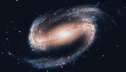Fototapeta premium Galaktyka spiralna w gwiazdozbiorze Eridana NGC 1300