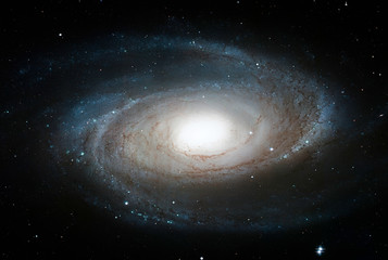 Naklejka premium Bode's Galaxy, M81, Spiral galaxy in the constellation Ursa Major. 