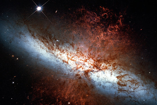Fototapeta Messier 82, Cigar Galaxy or M82 in the constellation Ursa Major.