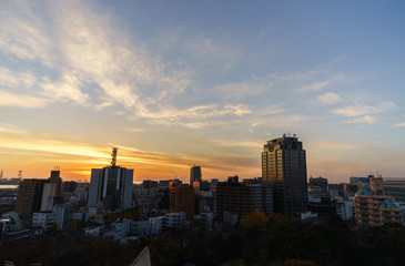 Obraz premium Krajobraz Chiba zimą