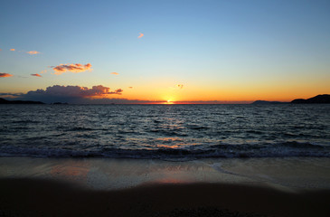 sunset on the beach - Hyères - French Riviera