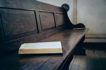 Bible in church