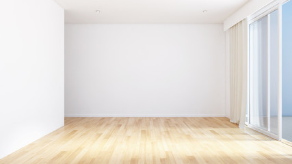 Modern bright living room. 3D rendering