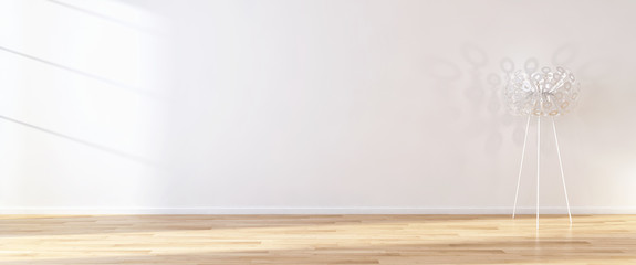 Modern bright living room. 3D rendering