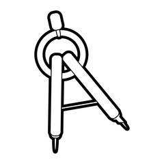 School instruments cartoon