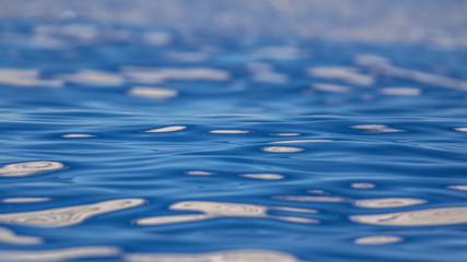 Abstract background of blue ocean water wave
