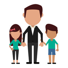Fototapeta premium Happy family united