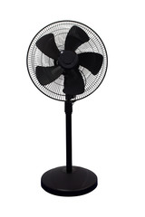 Obraz premium Electric fan for home use isolated on white background.