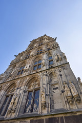Fototapeta premium front facade of Historisches Rathaus (historical city hall)