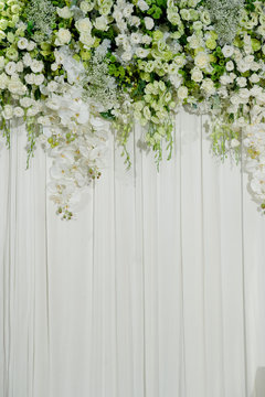 wedding flower backdrop background