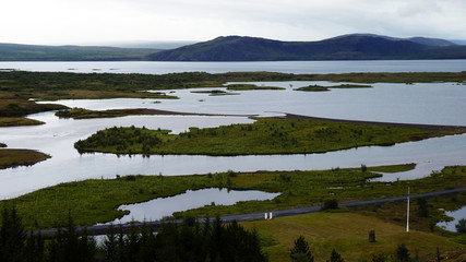 Der Nationalpark Þingvellir Pingvellir Thingvellir in Island