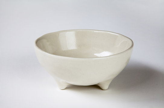 陶器の小鉢　アイボリー