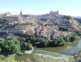 Obraz premium Hill top city