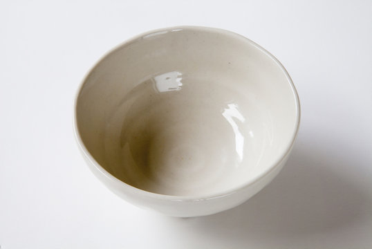 陶器の小鉢　アイボリーの皿