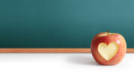 blackboard with wooden frame